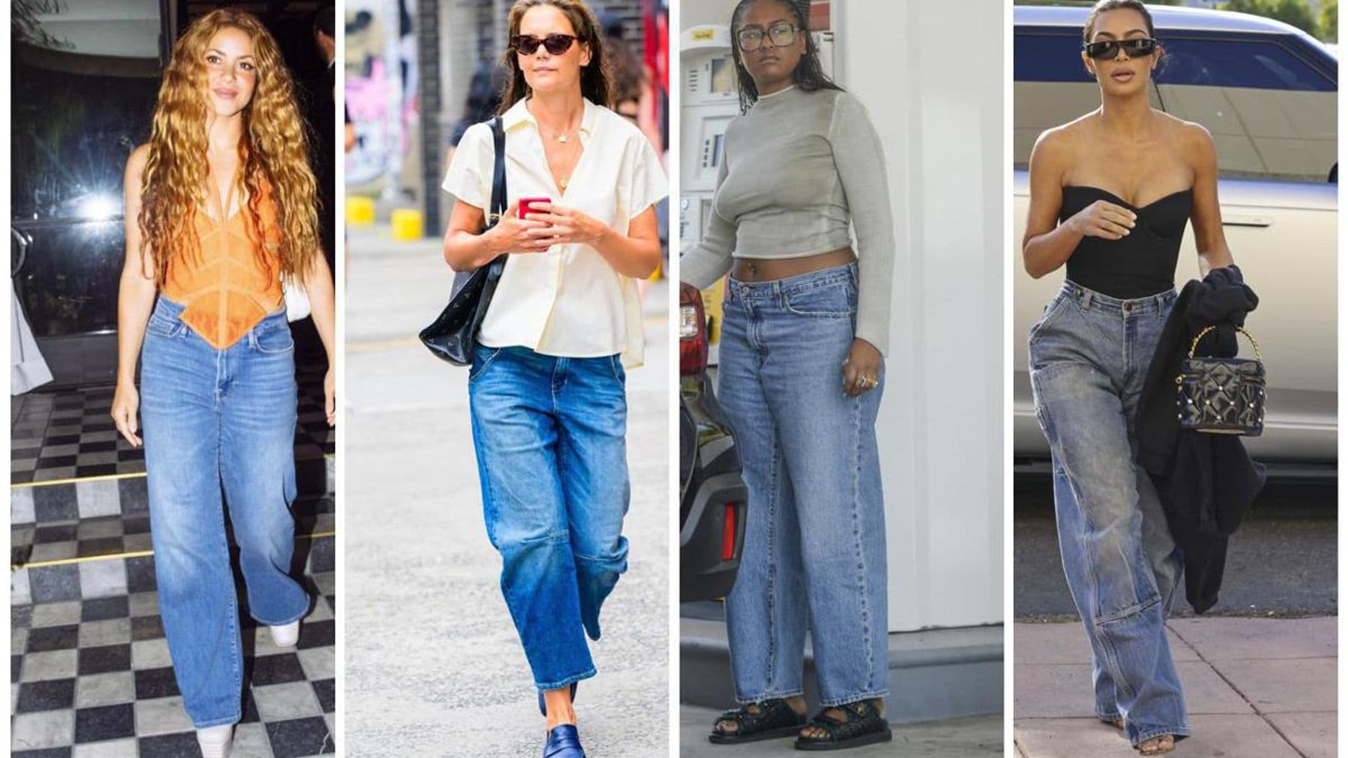 Sasha Obama, Jennifer Lopez, Kim Kardashian and more celebs rocking baggy jeans this fall