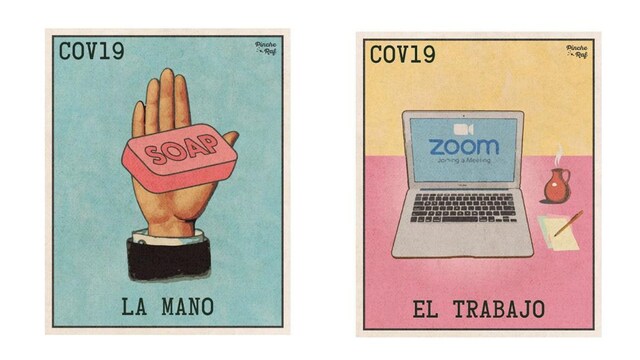Pandemic loteria game