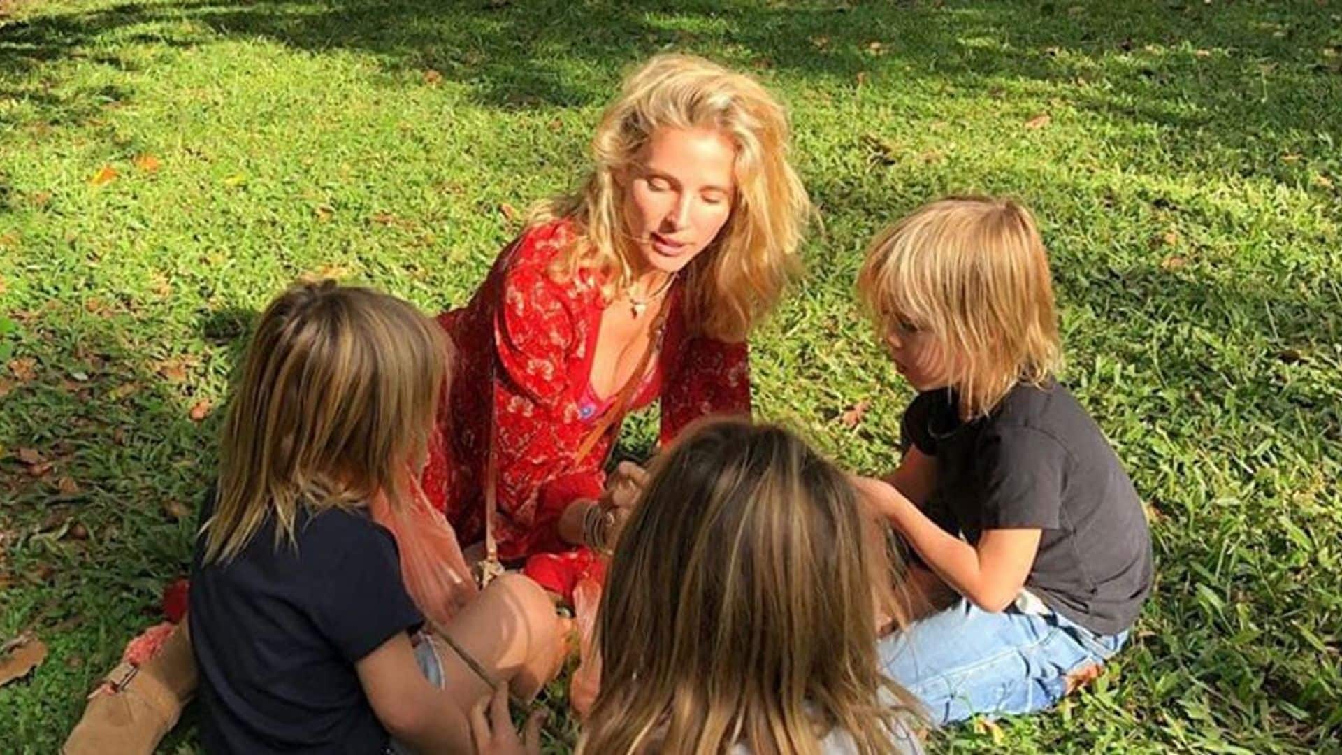 Elsa Pataky and her kids had some very special guests on this family outing