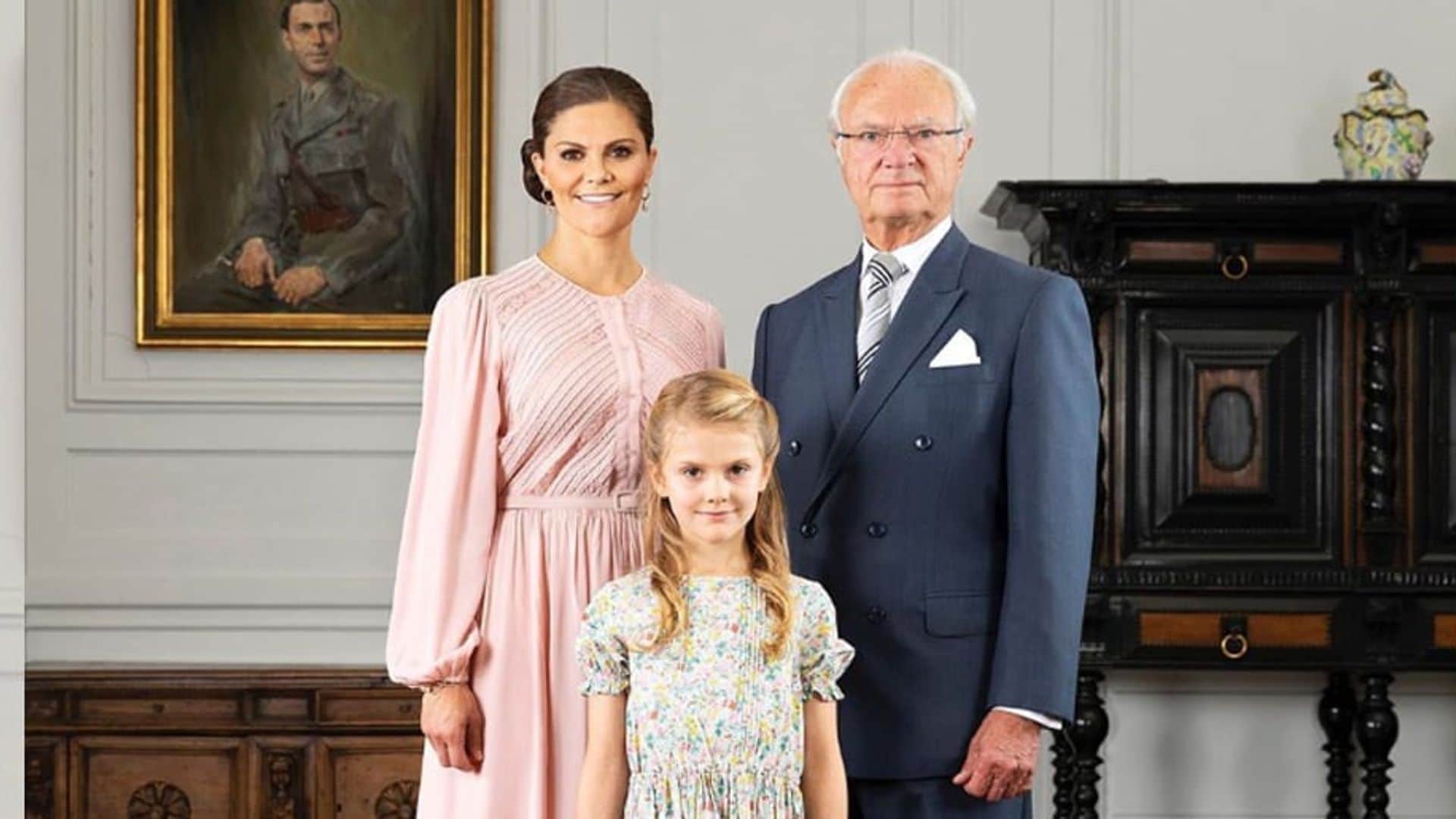 Swedish Royals release new photo after removing royal status from Madeleine and Carl Philip’s children
