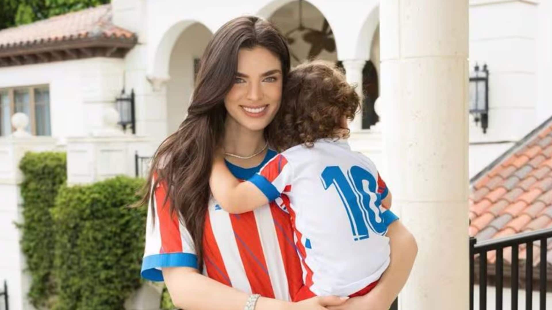 Nadia Ferreira melts hearts twinning with baby Marquito in La Albirroja jerseys