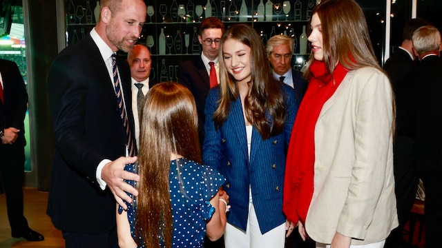 Princess Charlotte meets Spain's Princess Leonor and Infanta Sofia