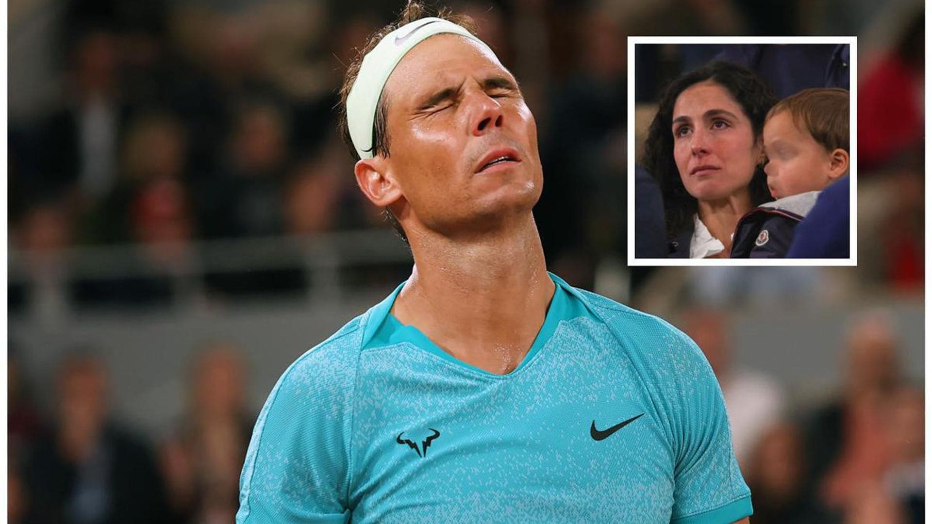 Rafael Nadal’s comeback to Roland Garros ends in defeat with his wife and son by his side