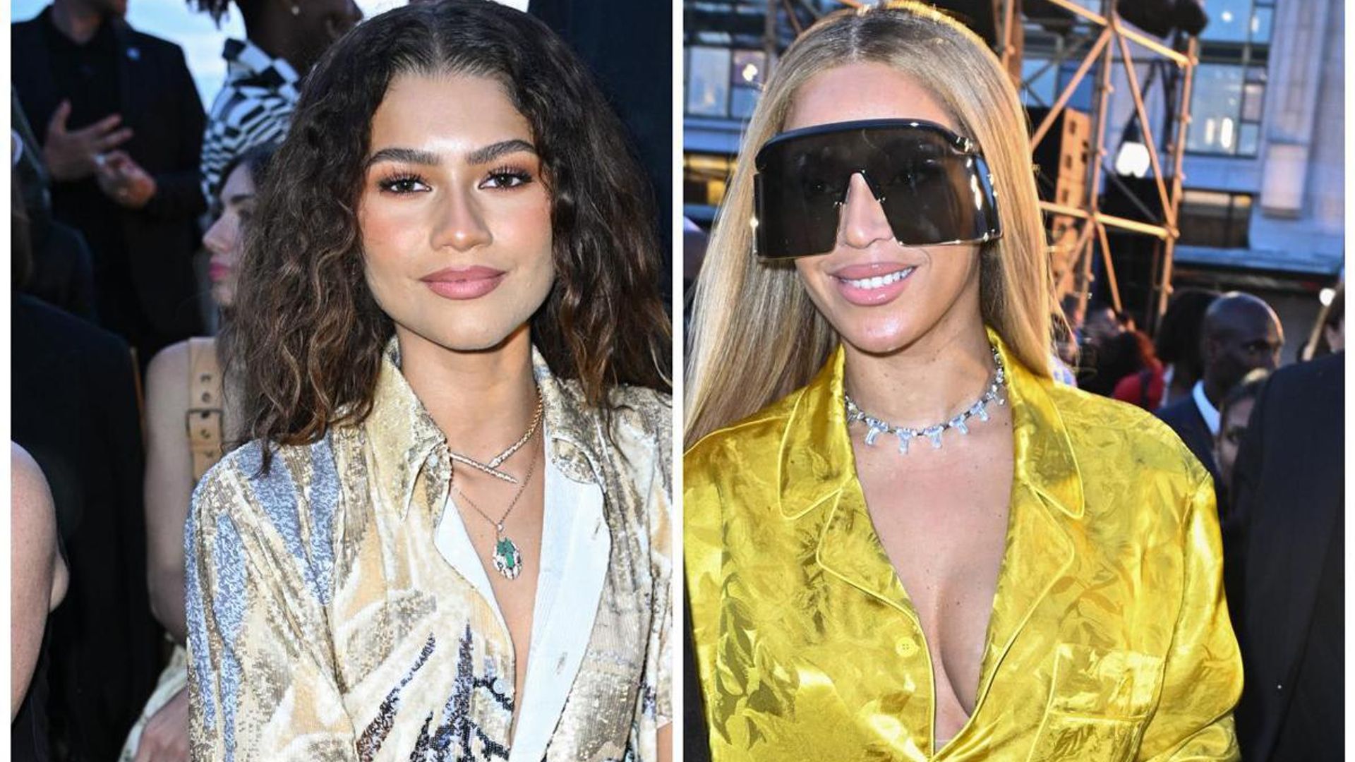Beyoncé and Zendaya’s sweet interaction at Louis Vuitton fashion show