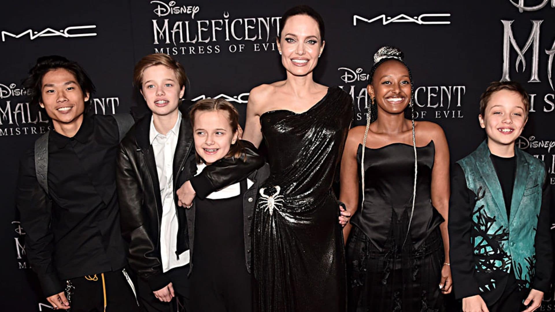 Angelina Jolie brings her kids to Maleficent premiere: ‘They're my friends’