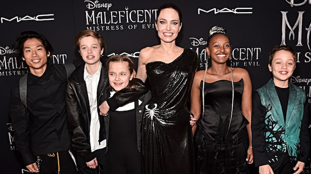 Angelina Joie at Maleficent premiere