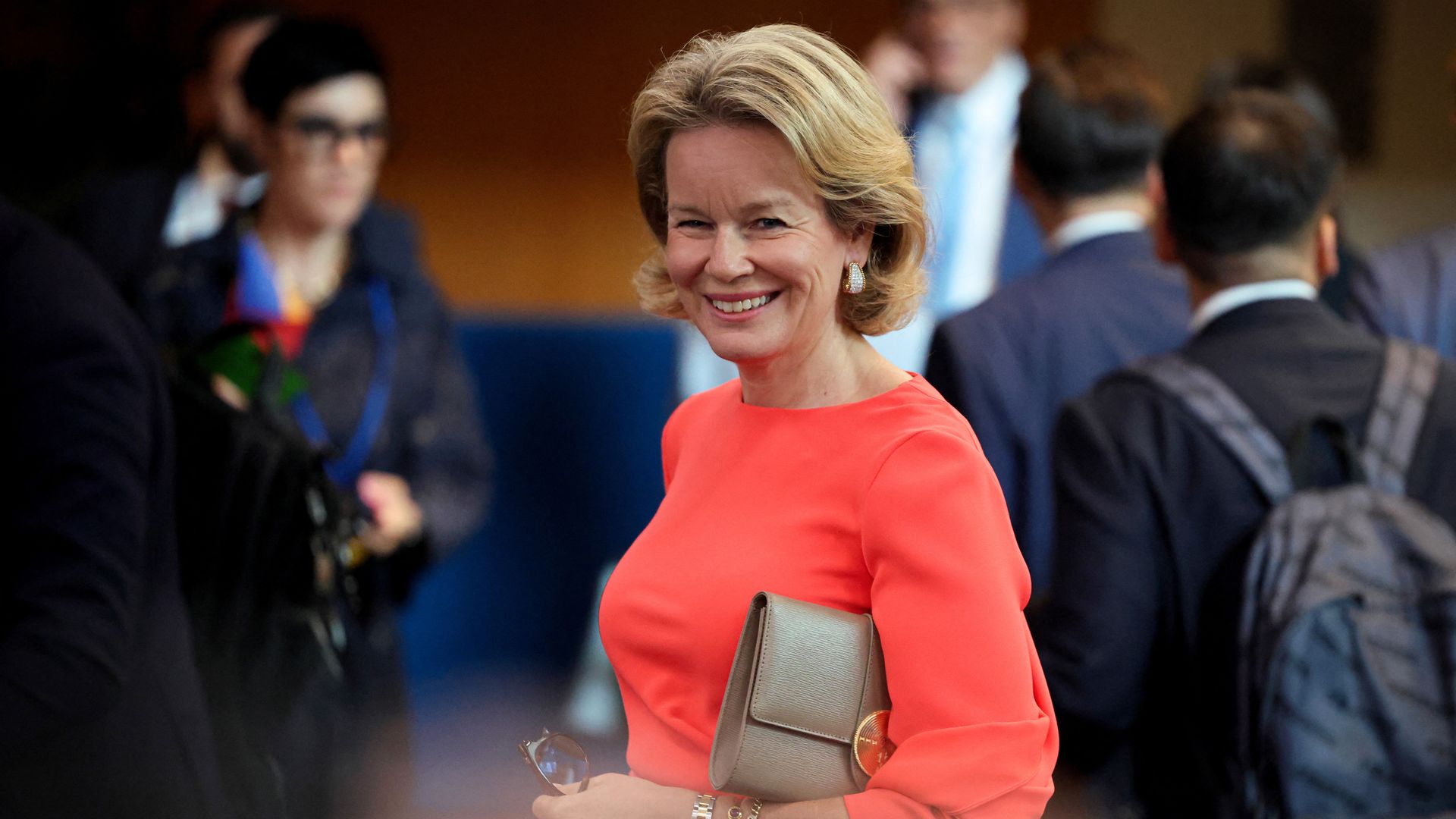 Queen Mathilde turns heads in New York with an unexpected twist on the classic pantsuit