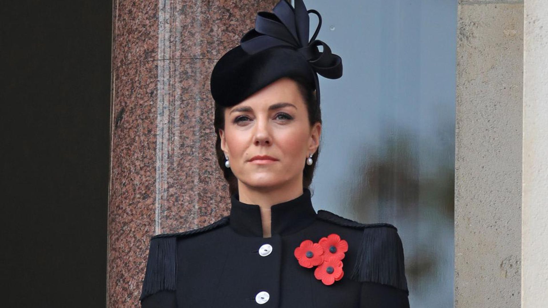 Kate Middleton dons custom Alexander McQueen during surprise appearance at Remembrance Day