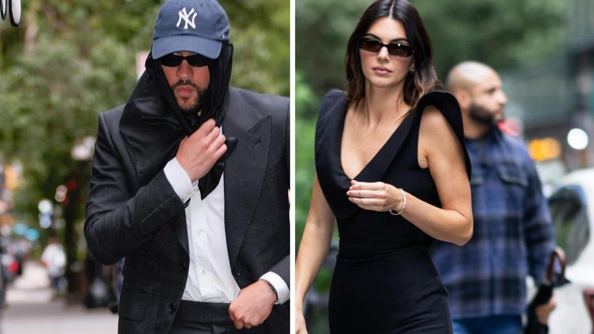 Bad Bunny and Kendall Jenner wear matching looks for romantic dinner date in New York City