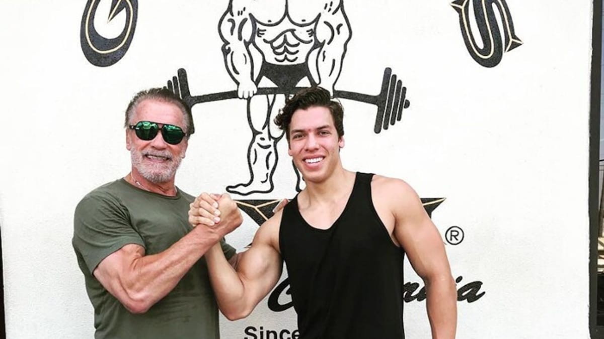 Arnold Schwarzenegger's son Joseph Baena wishes dad a happy birthday
