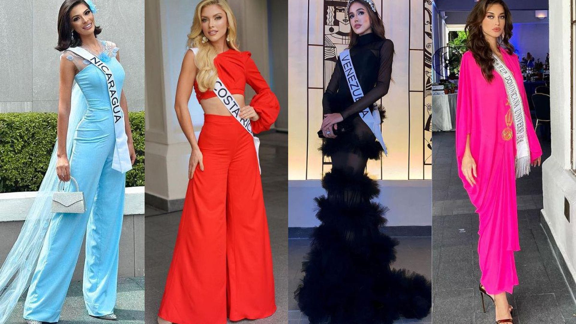 Miss Universe Latina contestants wear their favorite designers