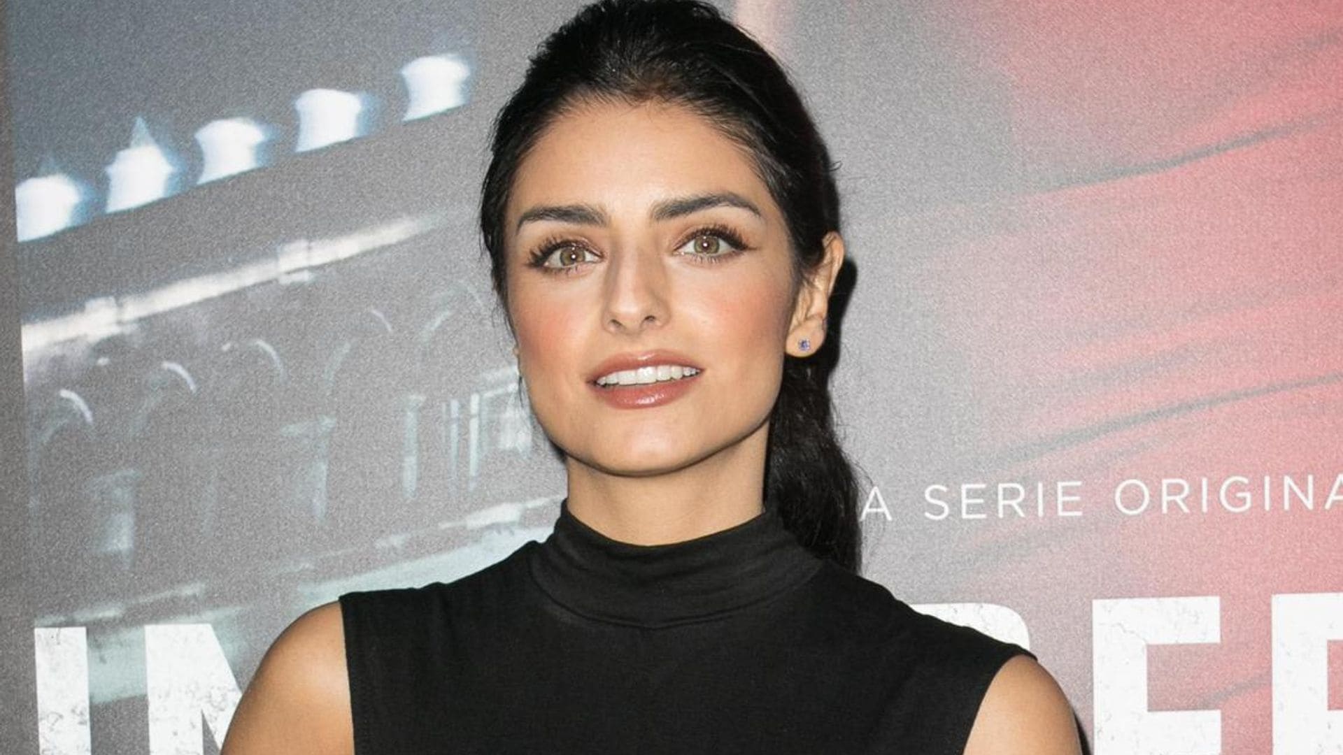 Newly single Aislinn Derbez is stunning in tiny snow leopard-print bikini