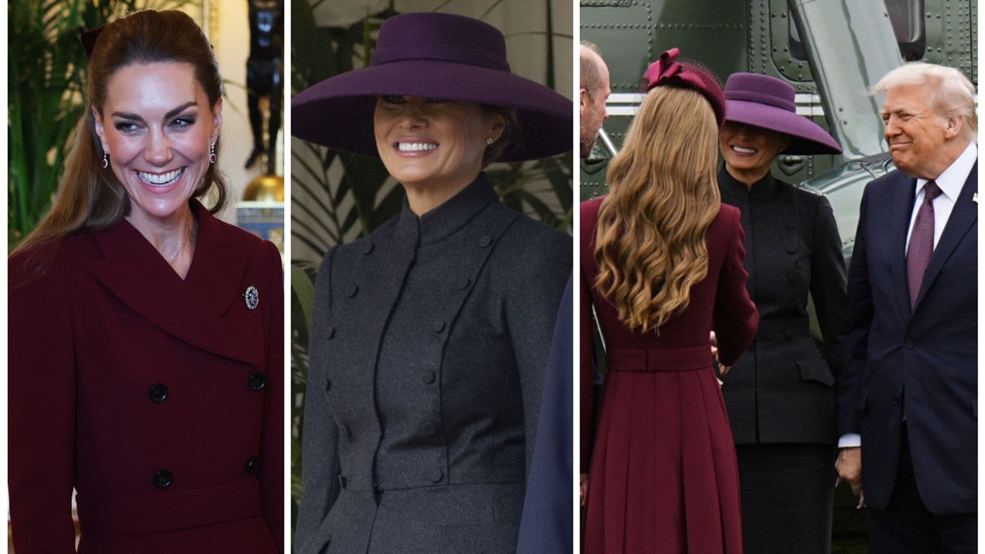 Kate Middleton and Melania Trump photos from state visit