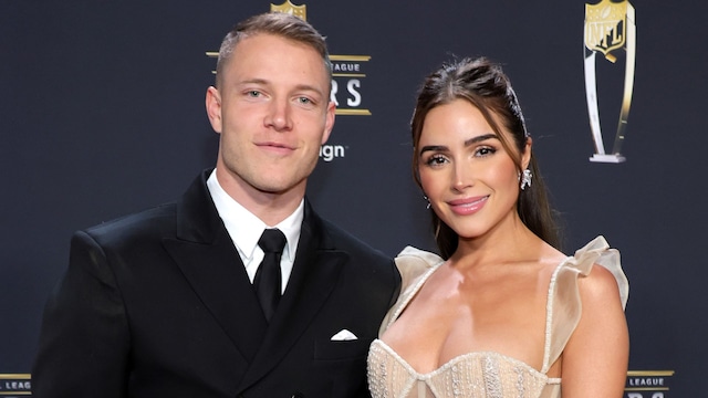 Christian McCaffrey and Olivia Culpo