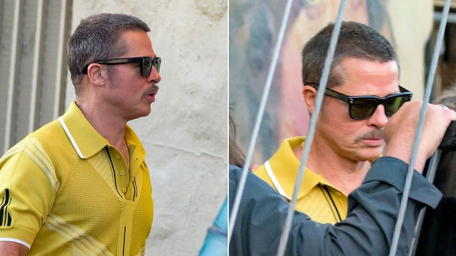 First look at Brad Pitt’s new style, a throwback to his most iconic era