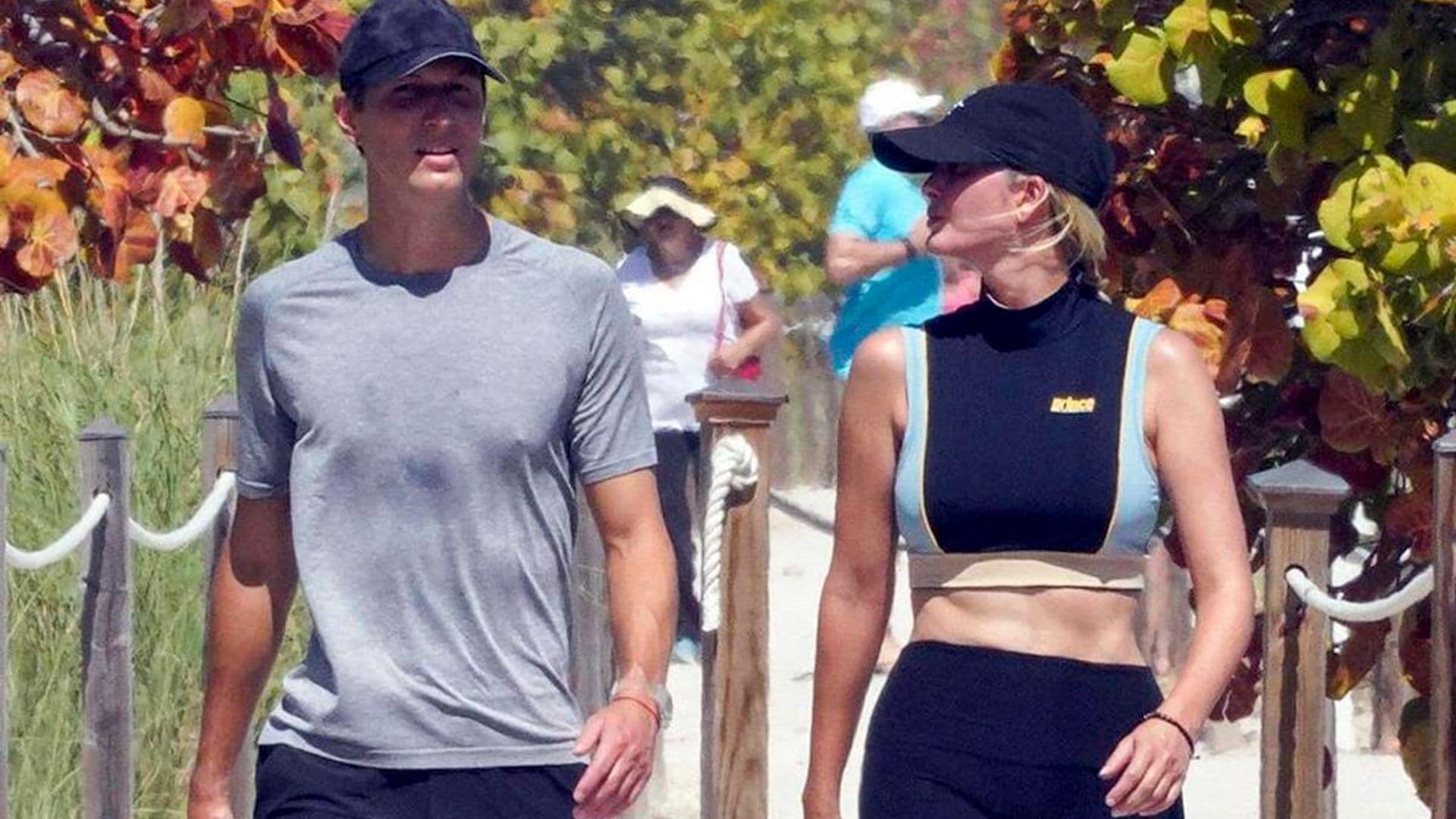 Ivanka Trump flashes her toned tummy on jog with husband Jared in Miami