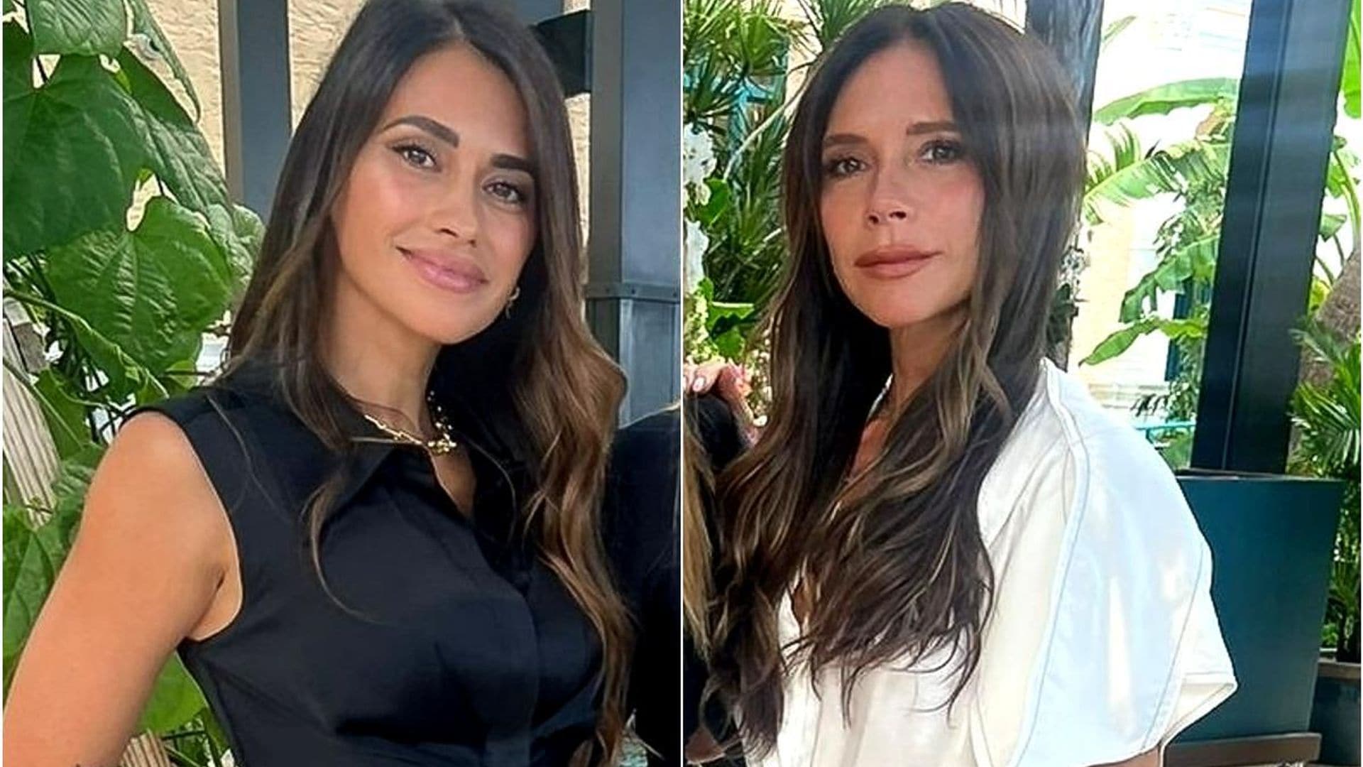 Antonela Roccuzzo and Victoria Beckham’s latest outing, full of style and friendships