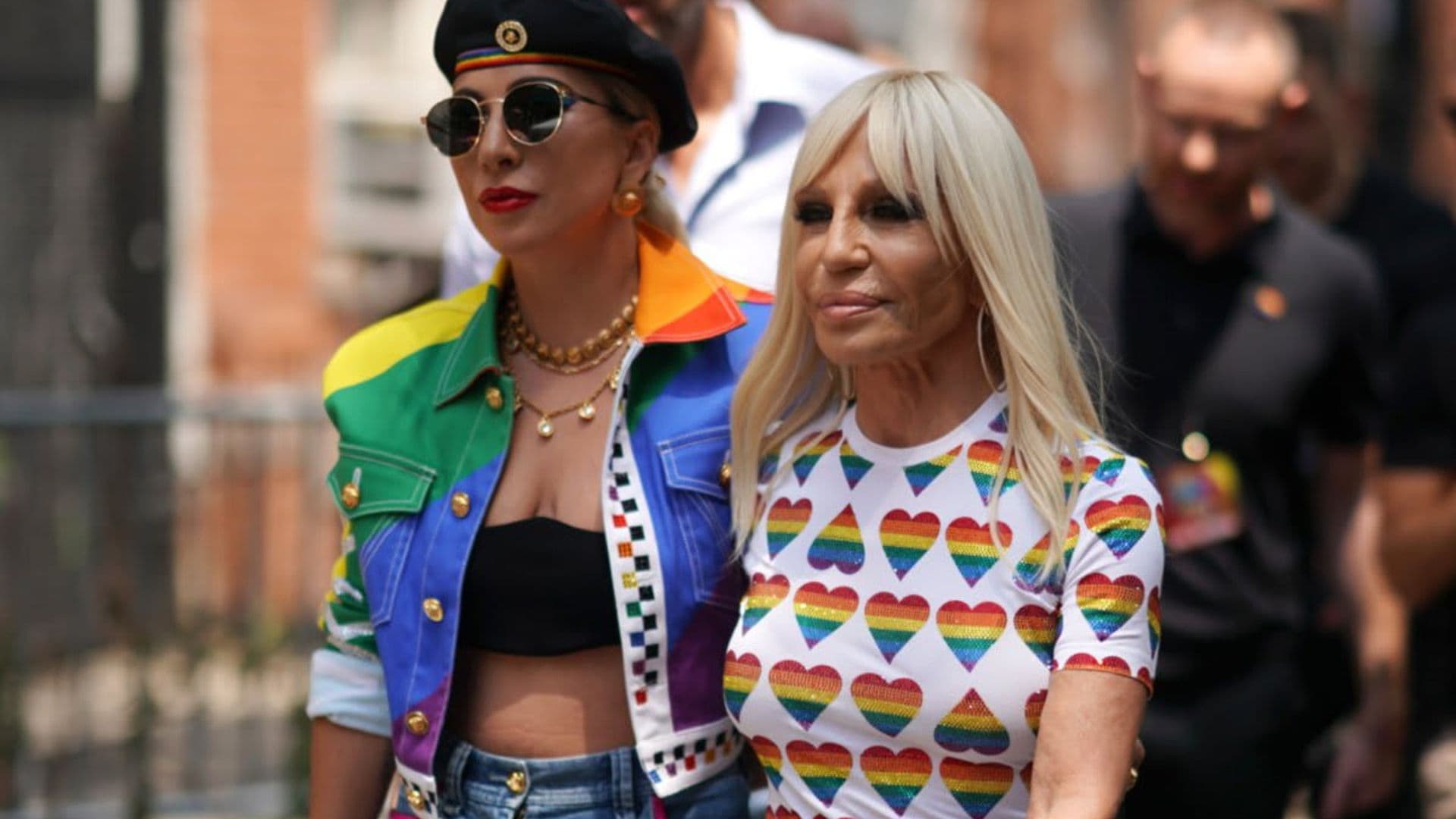 Lady Gaga unveils collaboration with Versace just in time for Pride Month
