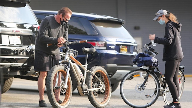 Arnold Schwarzenegger and his daughter Christina Schwarzenegger