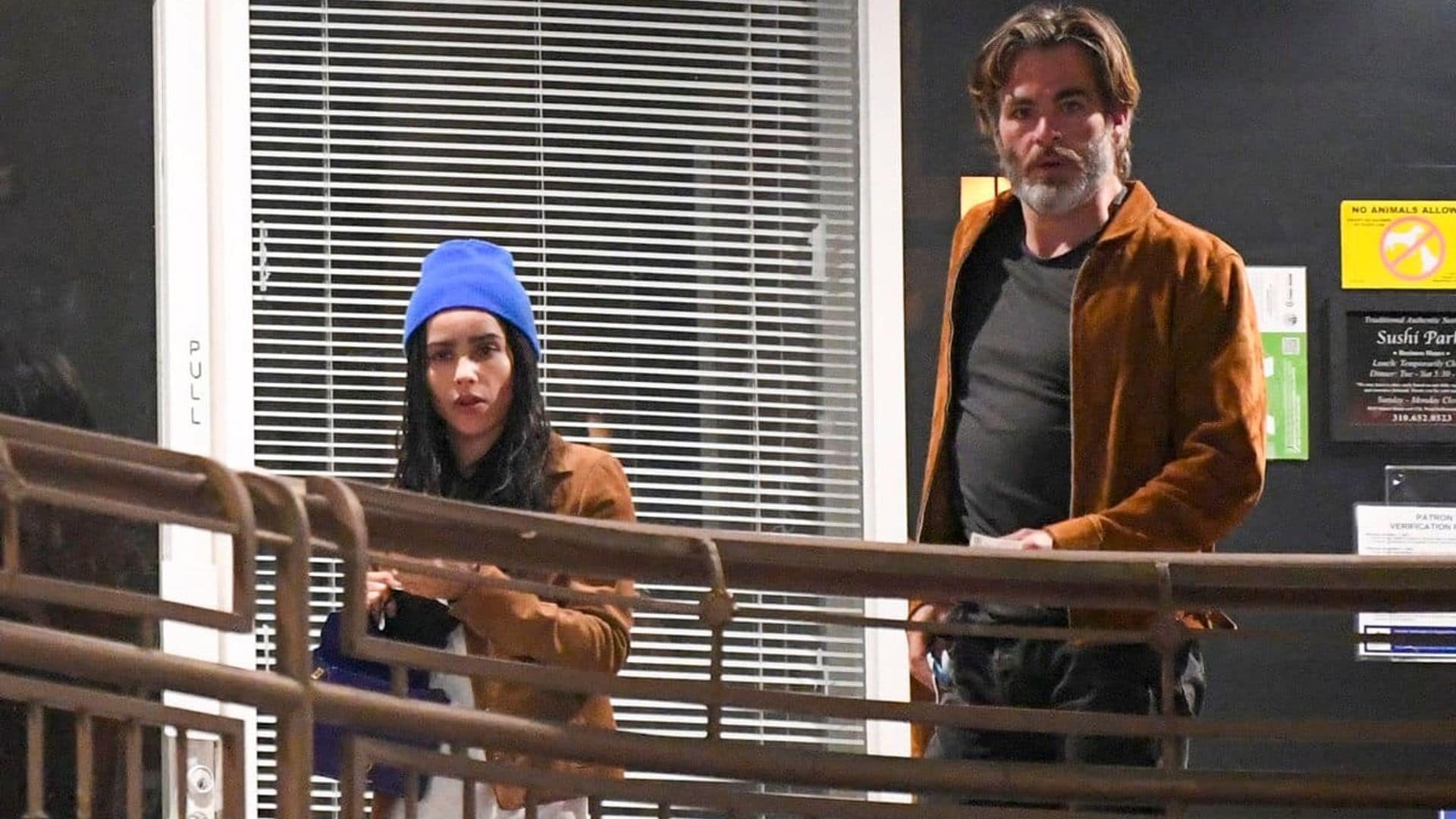 Where’s Channing Tatum? Zoe Kravitz spotted on sushi date with Chris Pine