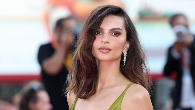 Emily Ratajkowski poses in micro bikini and gold jewelry during Italian getaway