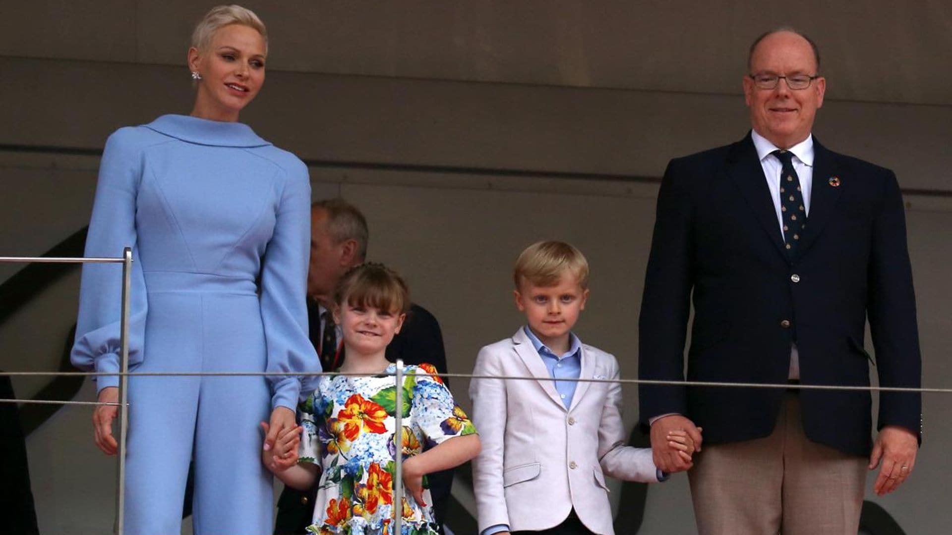 Princess Charlene and Prince Albert celebrate their twins’ achievement