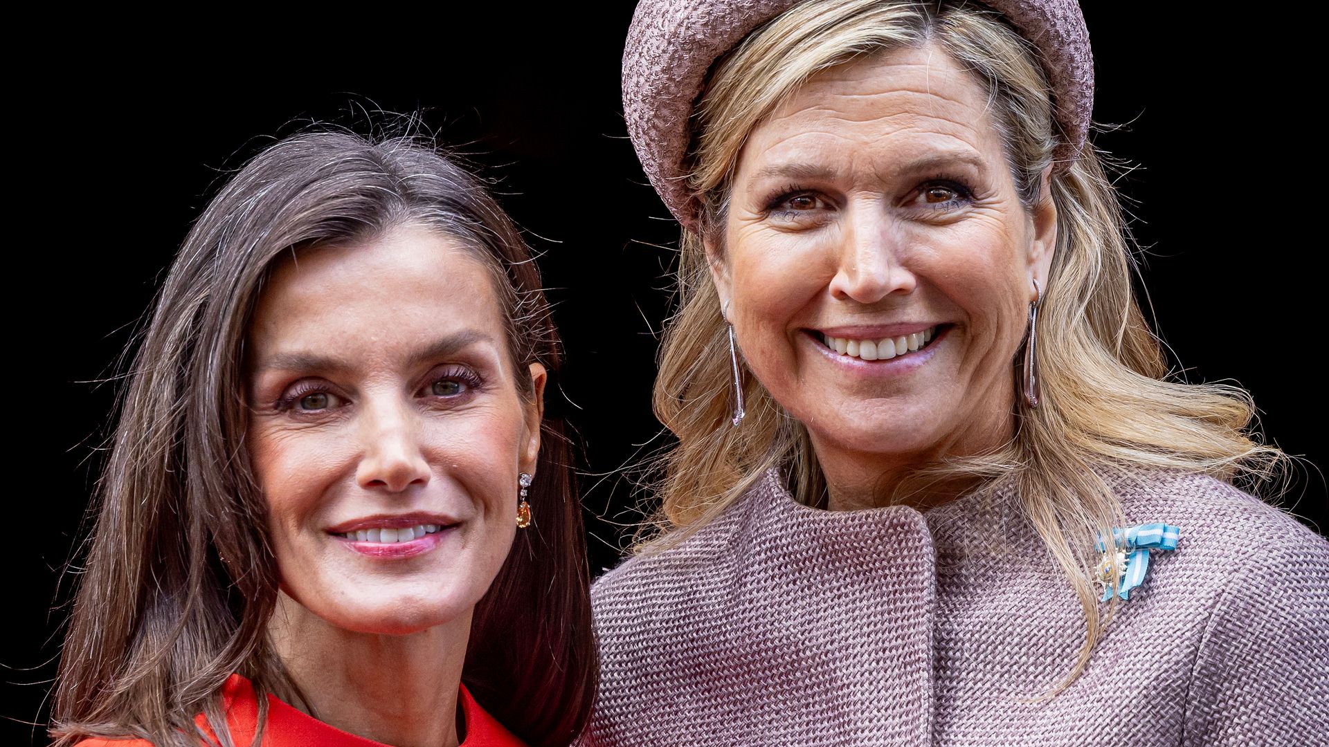 Queen Letizia and Queen Maxima's youngest daughters celebrate major milestone on the same day