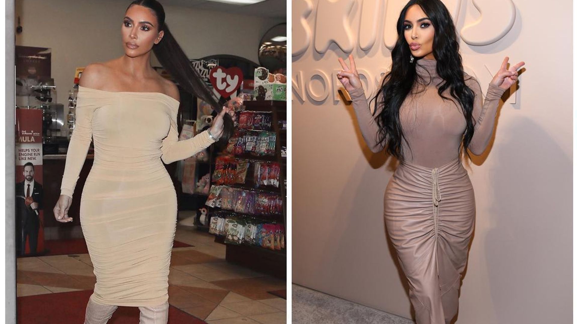 Kim Kardashian loves a ruched dress: The best bodycon looks for spring Kim Kardashian loves a ruched dress: The best bodycon looks for spring