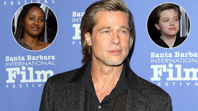 Brad Pitt, Shiloh & Zahara Pitt