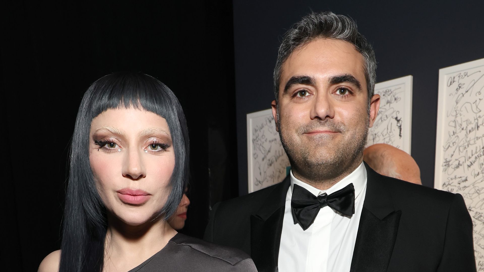 SNL50: THE RED CARPET -- Pictured: (l-r) Lady Gaga and Michael Polansky on Sunday, February 16, 20 25 -- (Photo by NBC/Kevin Mazur/NBC via Getty Images)