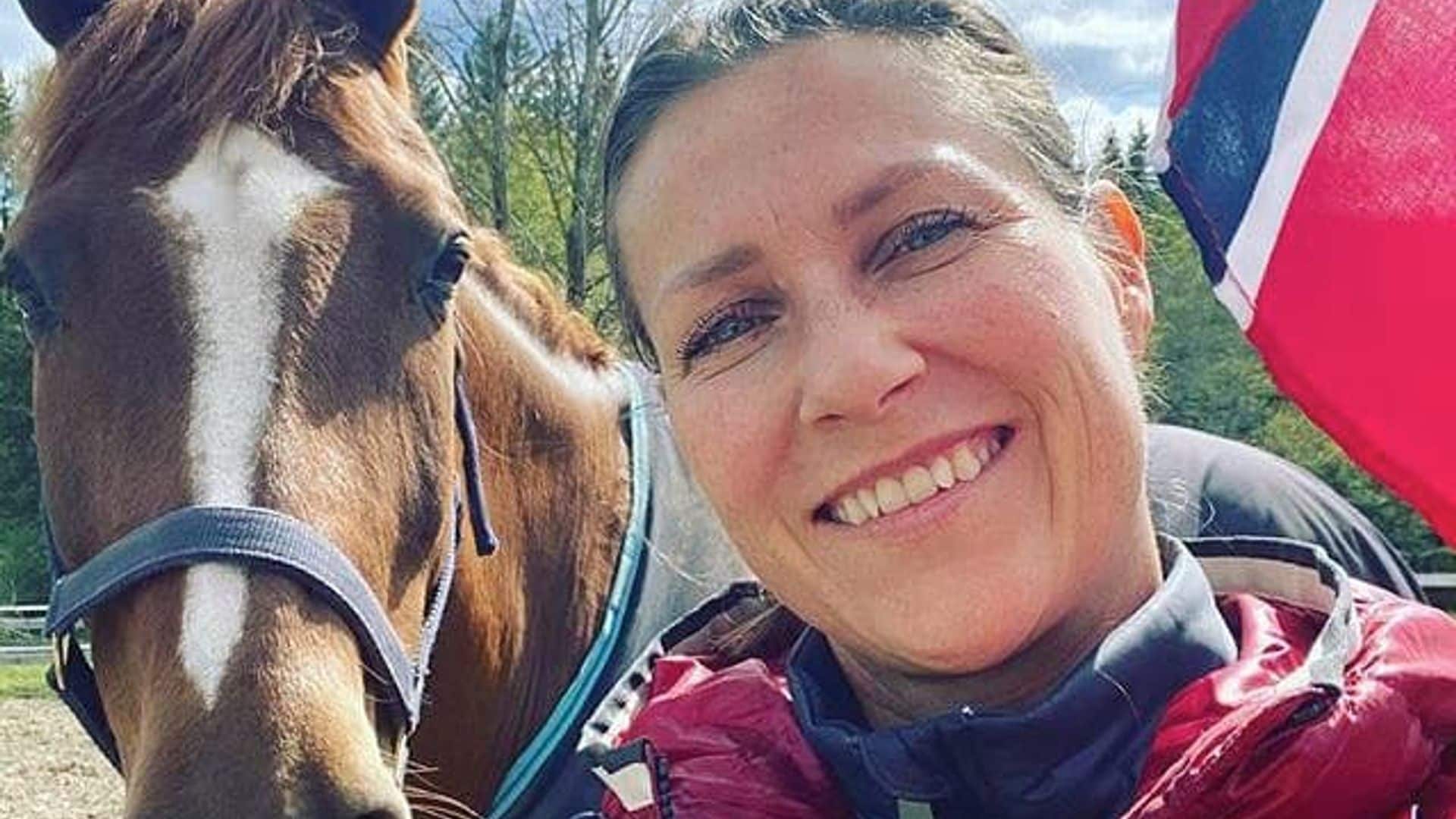 Princess Martha Louise’s daughters are all smiles in rare picture months after dad’s death