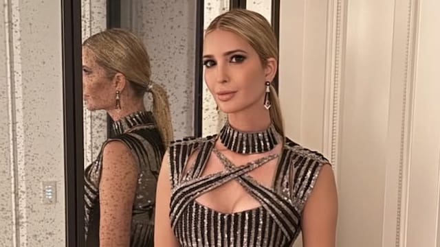 Ivanka Trump shows off her curves in tiny corset and heeled sandals in London outing 