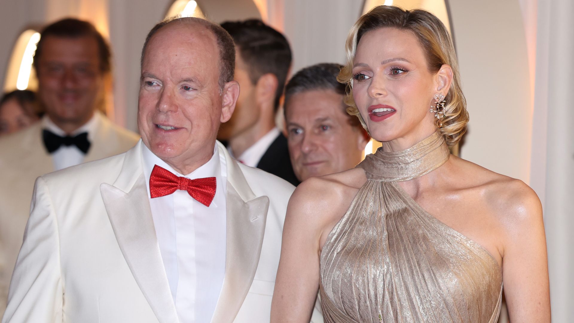 Prince Albert and Princess Charlene join Prince William and Princess Kate with a rare heartfelt message