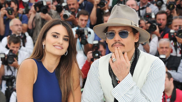 Johnny Depp and Penelope Cruz