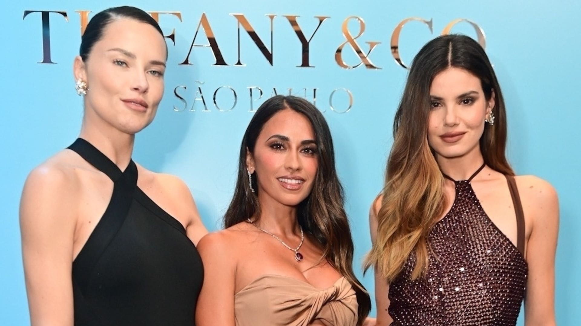 Antonela Roccuzzo & Adriana Lima stun at Tiffany & Co’s big Brazil launch