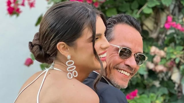 Marc Anthony brings girlfriend Nadia Ferreira to Brooklyn Beckham and Nicola Peltz's wedding