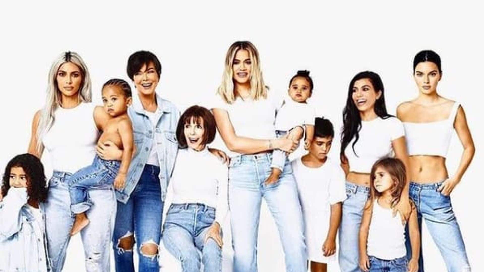 Khloé Kardashian hilariously discovered a mistake in an old Kardashian Christmas card