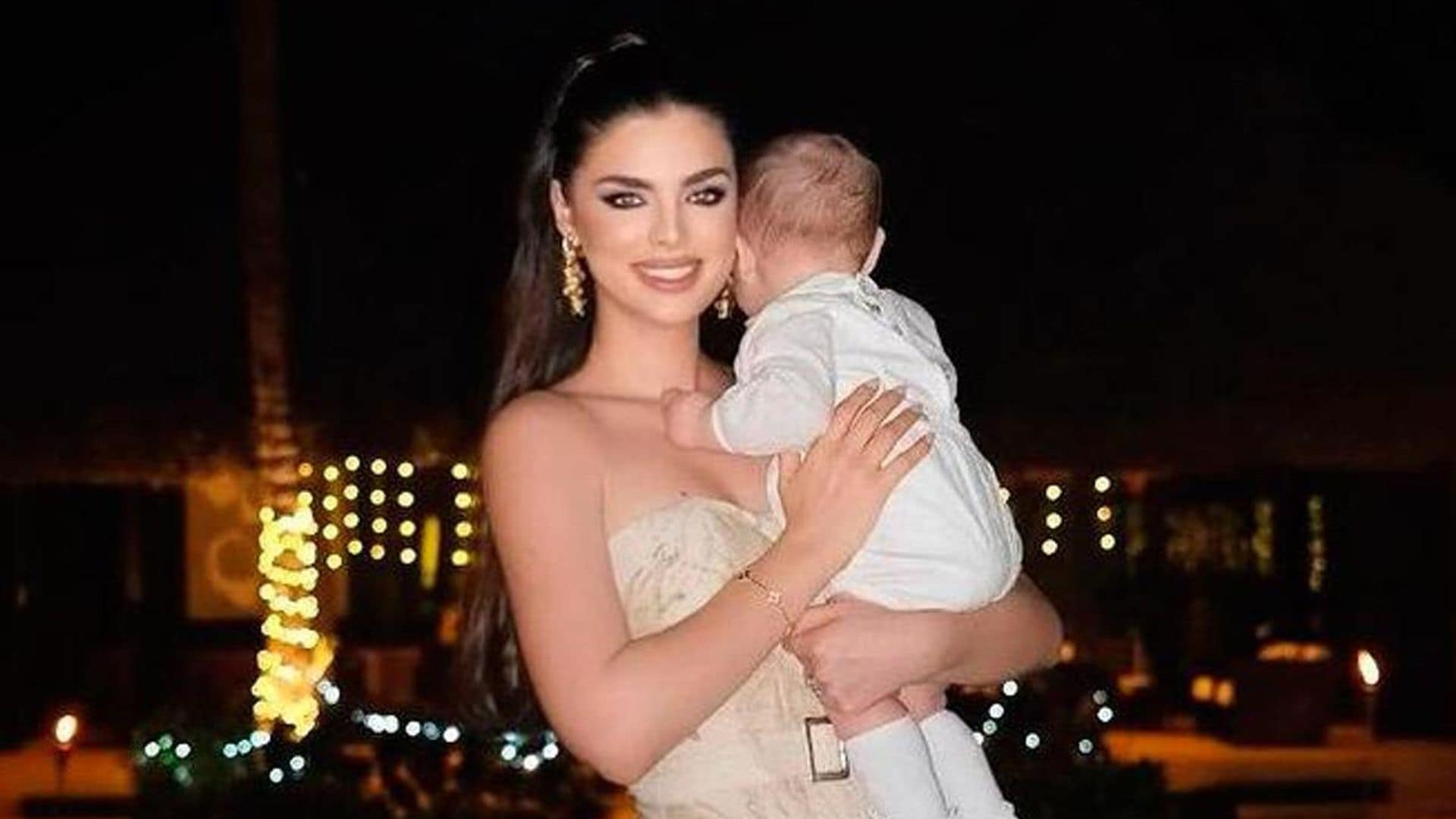 Marc Anthony and Nadia Ferreira show their son’s face for the first time