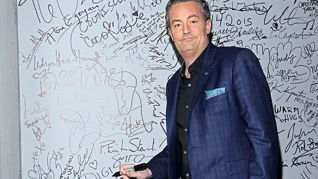 Matthew says the new generation of <i>Friends</i> fans wonder why he looks so old.
<br>
Photo: Getty Images