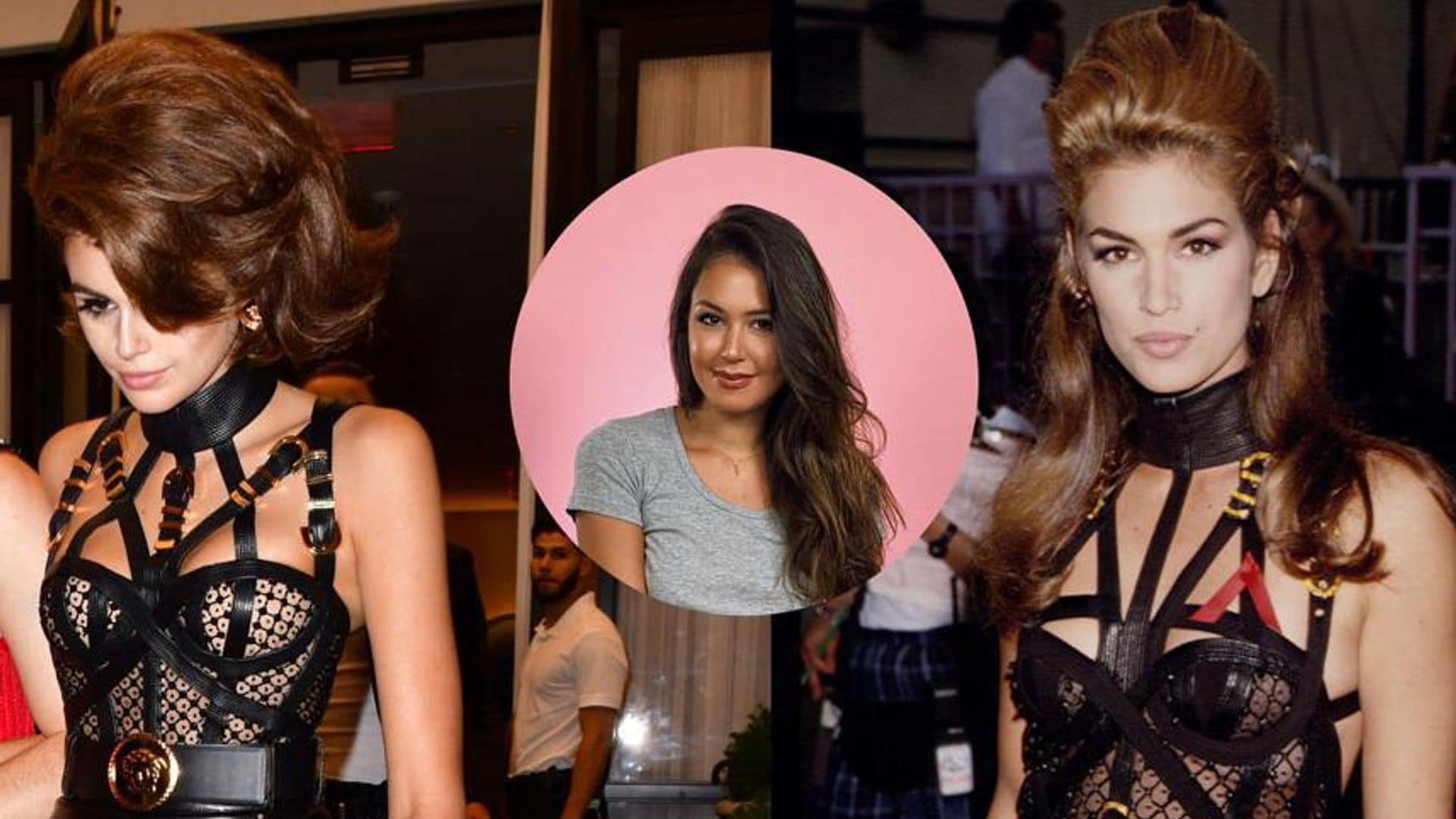 Kaia Gerber and Cindy Crawford rock the 'bondage' look - here's who wore it better!