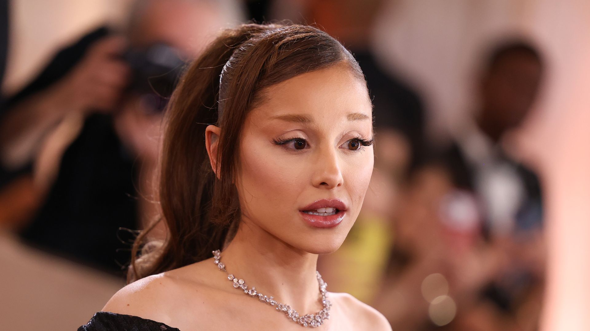 Ariana Grande at the 83rd Annual Golden Globes held at The Beverly Hilton on January 11, 2026 in Beverly Hills, California. (Photo by Jesse Grant/2026GG/Penske Media via Getty Images) 