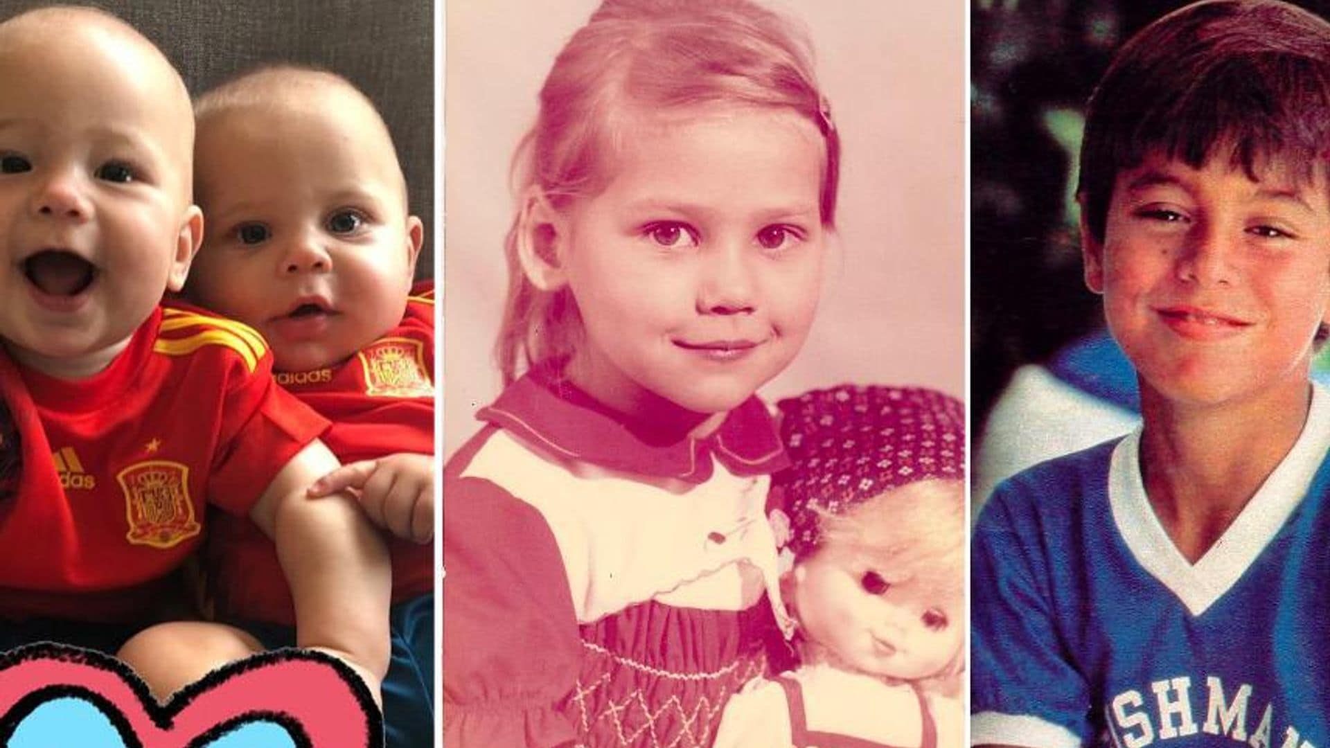 Enrique Iglesias and Anna Kournikova are the image of their twins in childhood photos