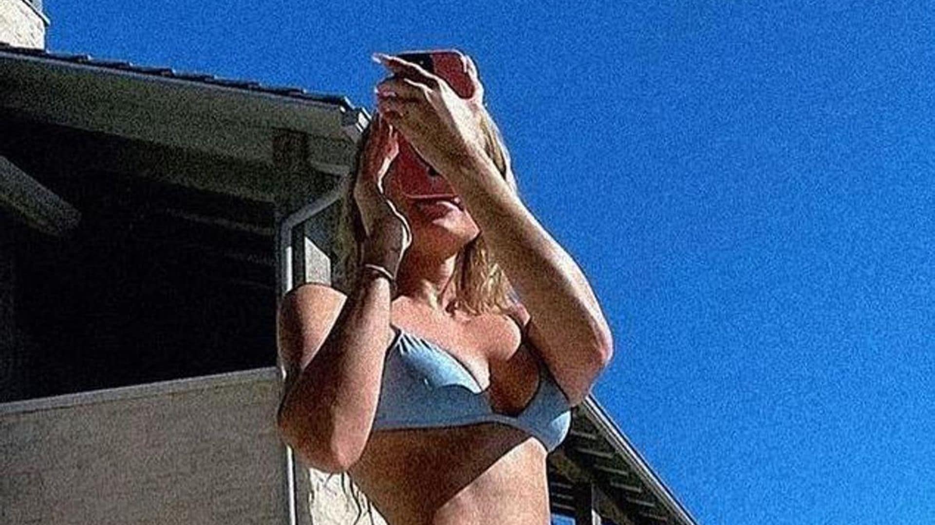 Khloé Kardashian sizzles in a bikini as summer comes to an end