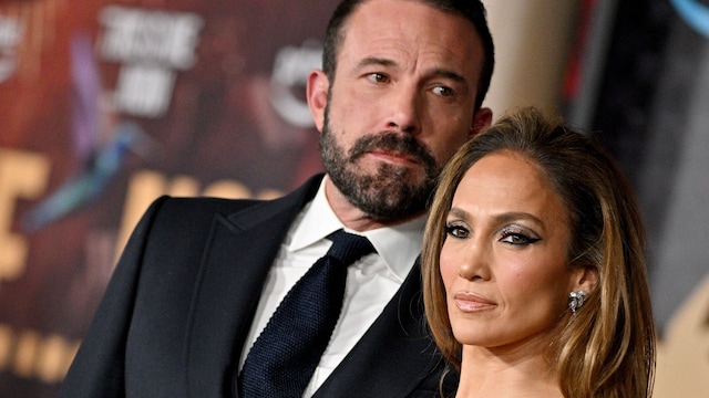 Ben Affleck and Jennifer Lopez attend the Los Angeles Premiere Of Amazon MGM Studios "This Is Me...Now: A Love Story" at Dolby Theatre on February 13, 2024 in Hollywood, California. (Photo by Lionel Hahn/WireImage)