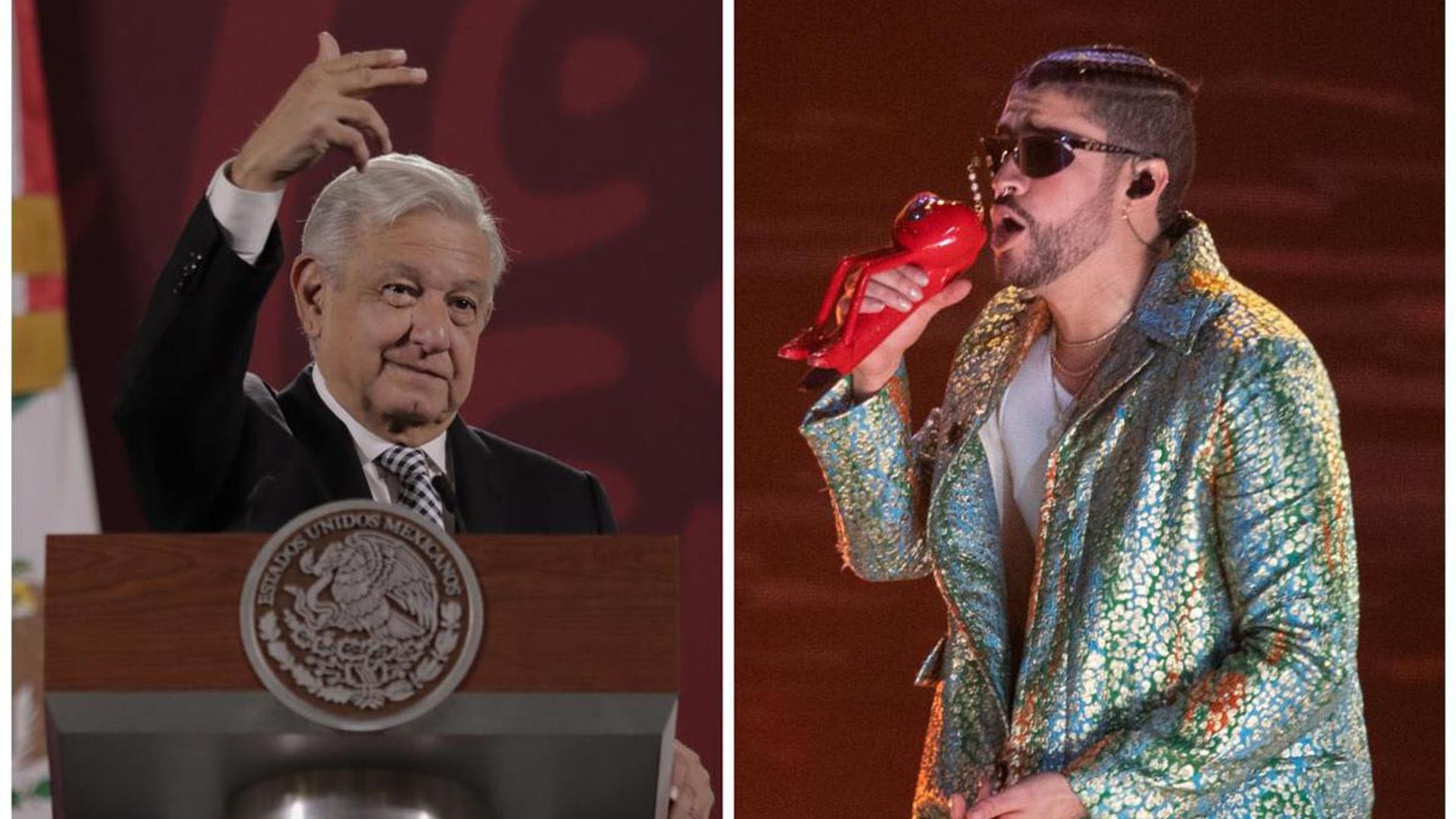 Mexico’s president asks Bad Bunny to perform for free at the Zócalo after concert tickets fiasco