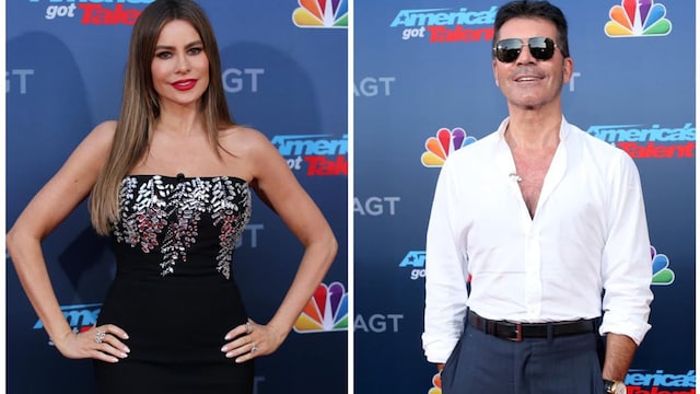 Simon Cowell and Sofia Vergara