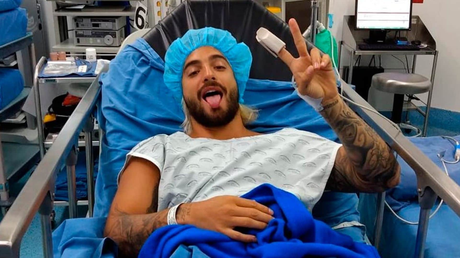 Maluma reveals details about his surgery and asks fans to pray for his quick recovery