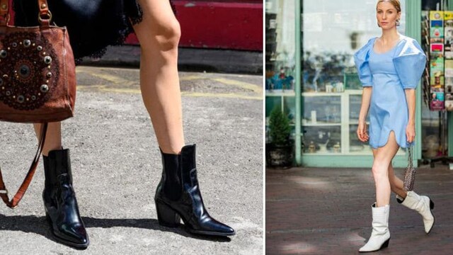 Mulit-colored with original details - the most fashion-forward boots this season