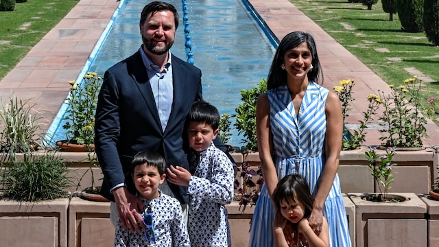 Usha Vance and family in India