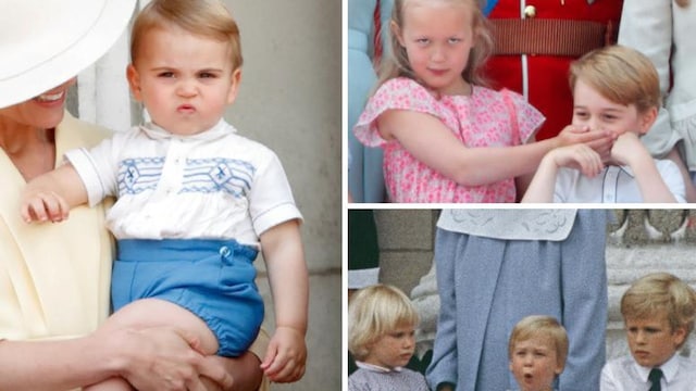 Royal kids stealing the show at Trooping the Colour